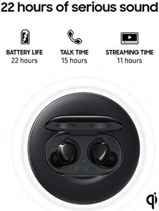 Alt view image 9 of 20 - Samsung Galaxy Buds+ True Wireless Bluetooth Earbud Headphones - Black