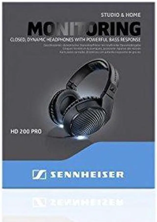 Alt view image 7 of 20 - Sennheiser HD200 Pro Studio Headphones