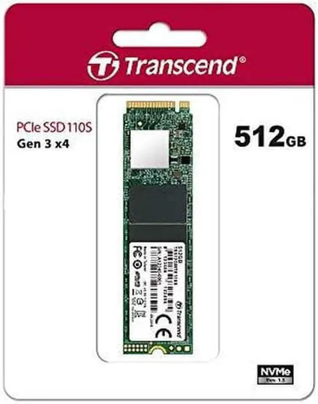 Alt view image 4 of 20 - Transcend 110S 512GB M.2 2280 PCIe GEN3X4 3D TLC Double-sided Internal Solid State Disk TS512GMTE110S