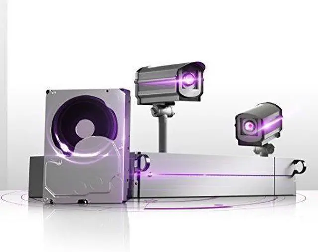 Alt view image 3 of 6 - WD Purple 1TB Surveillance Hard Disk Drive - 5400 RPM Class SATA 6 Gb/s 64MB Cache 3.5 inch - WD10PURZ