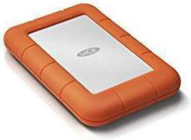Alt view image 2 of 7 - LaCie Rugged 1 TB USB 3.0 Mini Disk Portable Hard Drive 301558