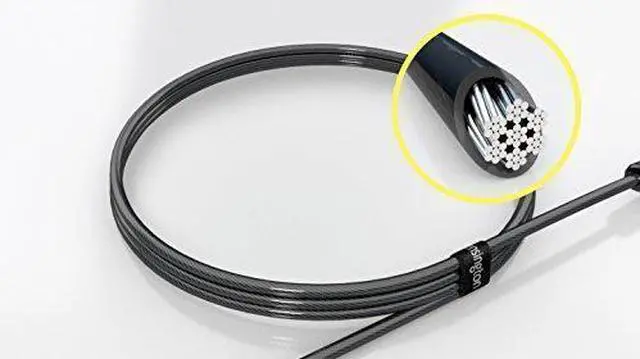 Alt view image 5 of 5 - Kensington 64442 N17 Combination Lock for Dell Laptops, 6' Cable, Black/Silver