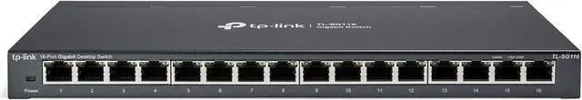 Main image of TP-Link TL-SG116 16-Port Gigabit Desktop Ethernet Network Switch