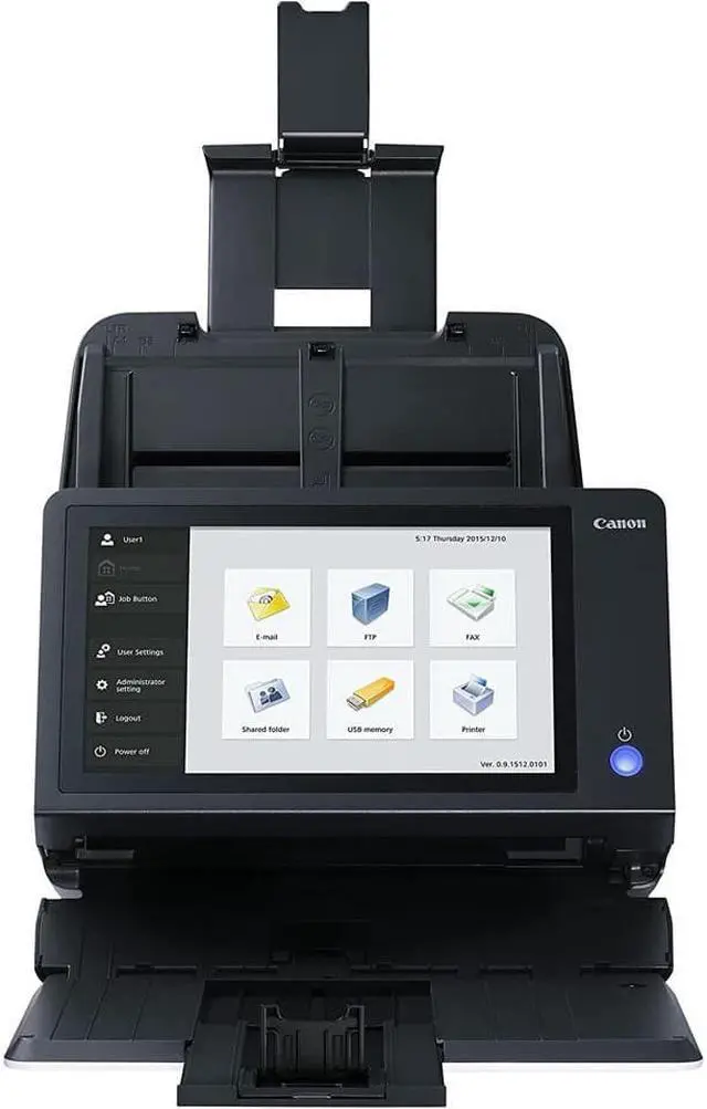 Alt view image 4 of 6 - Canon imageFORMULA ScanFront 400 600 dpi Networked Document Scanner
