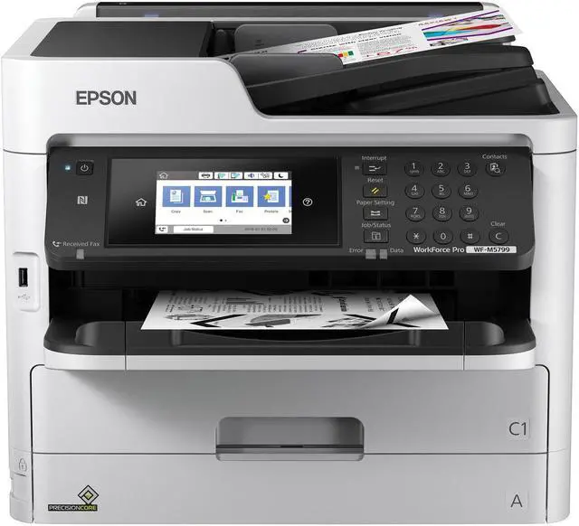 Alt view image 5 of 7 - WorkForce Pro WF-M5799 WorkGroup Color Printer