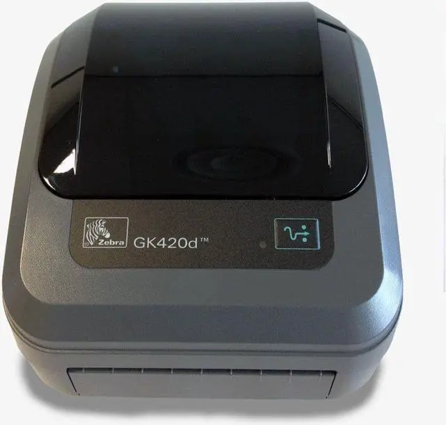 Alt view image 6 of 7 - zebra - gx420d direct thermal desktop printer for labels, receipts, barcodes, tags, and wrist bands - print width of 4 in - usb