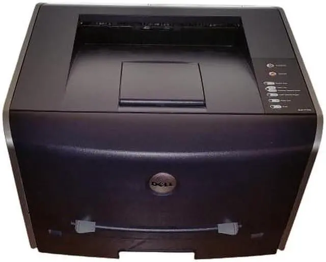 Alt view image 2 of 3 - Dell 1710N Laser Printer - Monochrome - 1200 x 1200 dpi Print - Plain Paper Print - Desktop