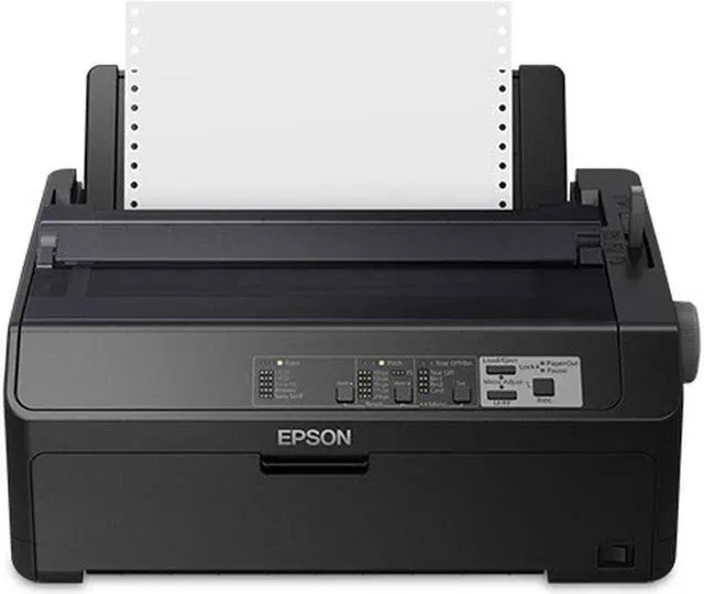 Alt view image 4 of 4 - Epson - C11CF37202 - Epson FX-890II 9-pin Dot Matrix Printer - Monochrome - Energy Star - 680 cps Mono - USB - Parallel