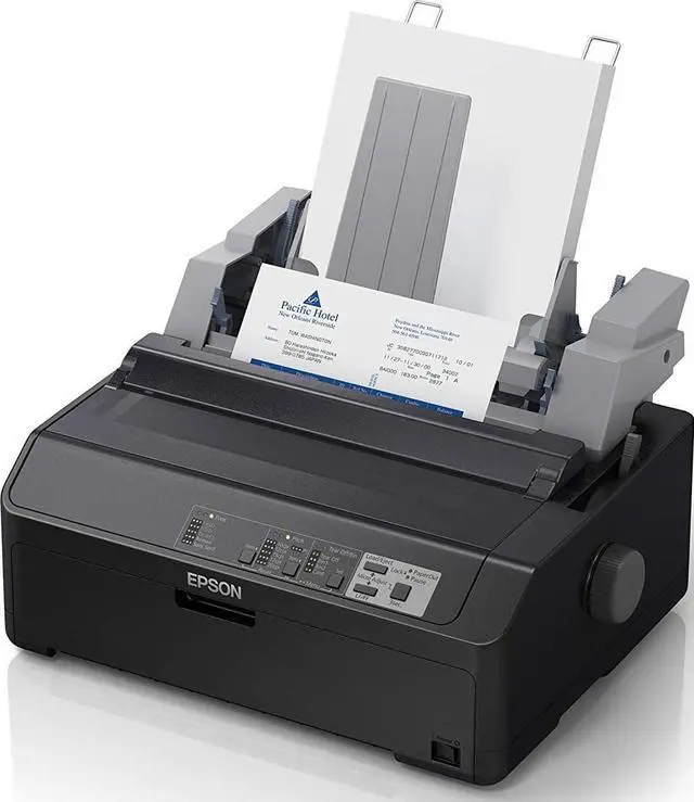 Alt view image 3 of 4 - Epson - C11CF37201 - Epson FX-890II 9-pin Dot Matrix Printer - Monochrome - Energy Star - 738 cps Mono - USB - Parallel
