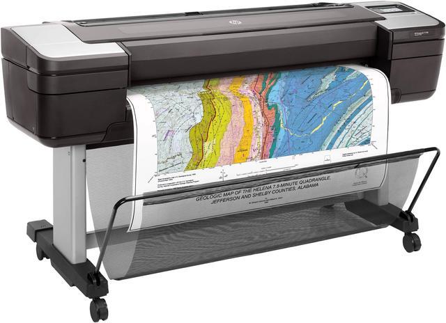 Alt view image 2 of 2 - HP 1VD88A No. B1K Design Jet T1700DR 44 in. Post Script Printer