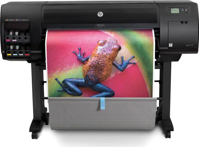Alt view image 6 of 7 - HP Designjet Z6810 2400 x 1200 dpi Color Print Quality Ethernet (RJ-45) Thermal Inkjet Large Format Color 60-in Production Printer (8-Color)