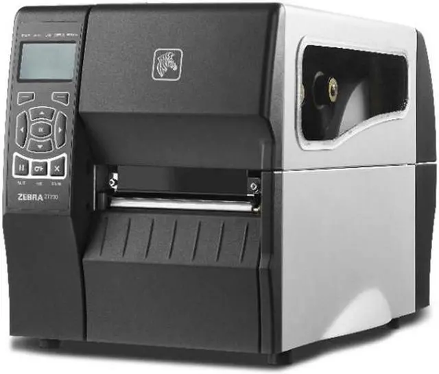 Alt view image 3 of 4 - Zebra ZT230 4” Industrial Thermal Transfer Label Printer, LCD, 300 dpi, Serial, USB, Cutter with Catch Tray, ZPL, XML Support, US Cord - ZT23043-T21000FZ