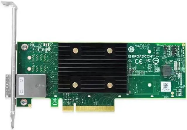 Alt view image 2 of 2 - BROADCOM LSI HBA 9500-8e 05-50075-01 SAS3808 HBA