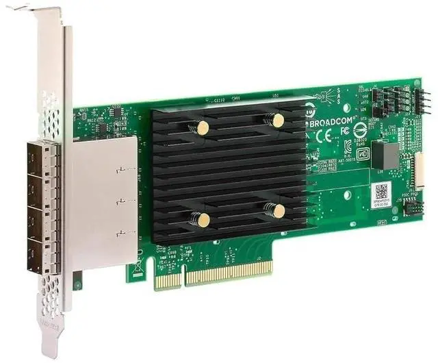 Main image of HBA 9500-16e Tri-Mode Storage Adapter,PCIe Gen 4.0 HBA enables servers to seamlessly operate with any of the SAS, SATA or NVMe storage devices (05-50075-00)