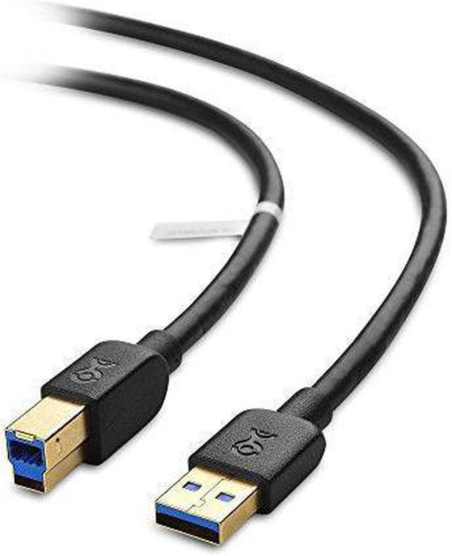 Cable Matters SuperSpeed USB 3.0 Type A to B Cable in Black 10 Feet