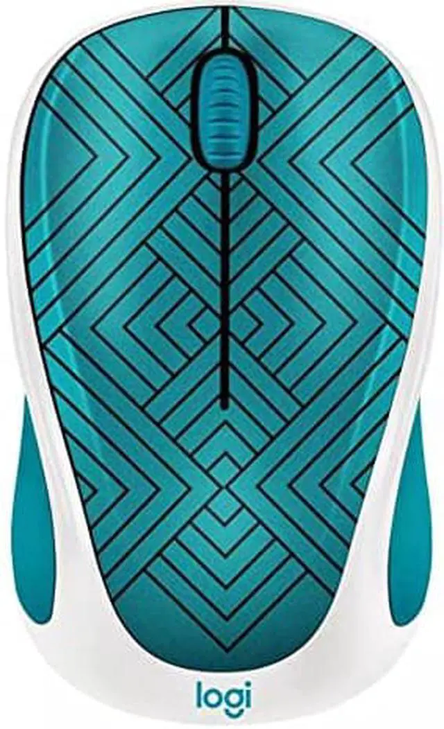 Main image of Logitech M317c (Collection) Wireless Optical Mouse-Color: Teal Maze