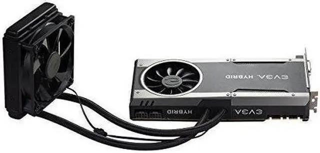 Alt view image 4 of 6 - EVGA GeForce GTX 1080 FTW HYBRID GAMING, 8GB GDDR5X, RGB LED, All-In-One Watercooling with 10CM FAN, 10 Power Phases, Double BIOS, DX12 OSD Support (PXOC) 08G-P4-6288-KR