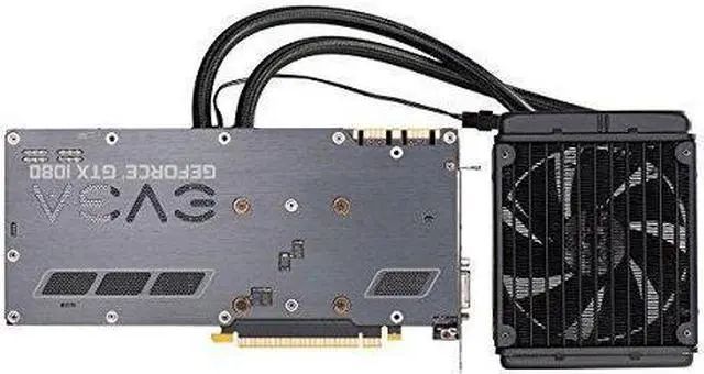 Alt view image 5 of 6 - EVGA GeForce GTX 1080 FTW HYBRID GAMING, 8GB GDDR5X, RGB LED, All-In-One Watercooling with 10CM FAN, 10 Power Phases, Double BIOS, DX12 OSD Support (PXOC) 08G-P4-6288-KR