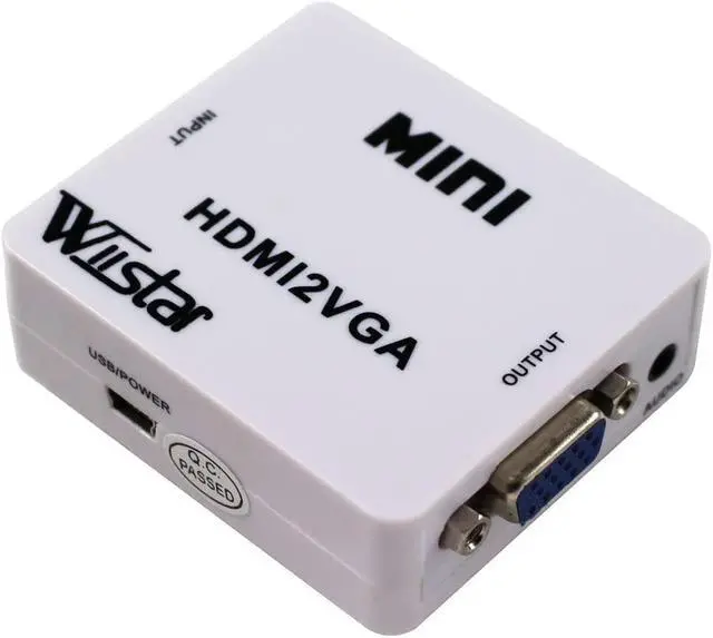 Alt view image 13 of 17 - HDMI to VGA Active Adapter Converter Cable - Male to Female