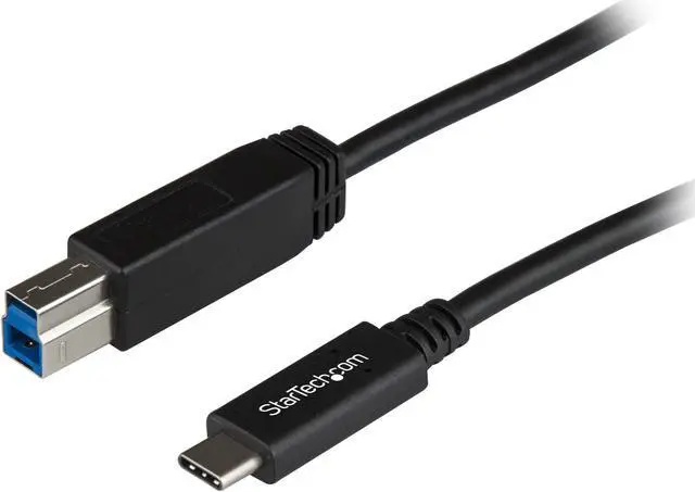 Alt view image 4 of 5 - StarTech.com 1m (3ft) USB 3.1 USB-C to USB-B Cable - USB Type-C to USB Type-B USB 3.1 Gen 2 10Gbps Cable