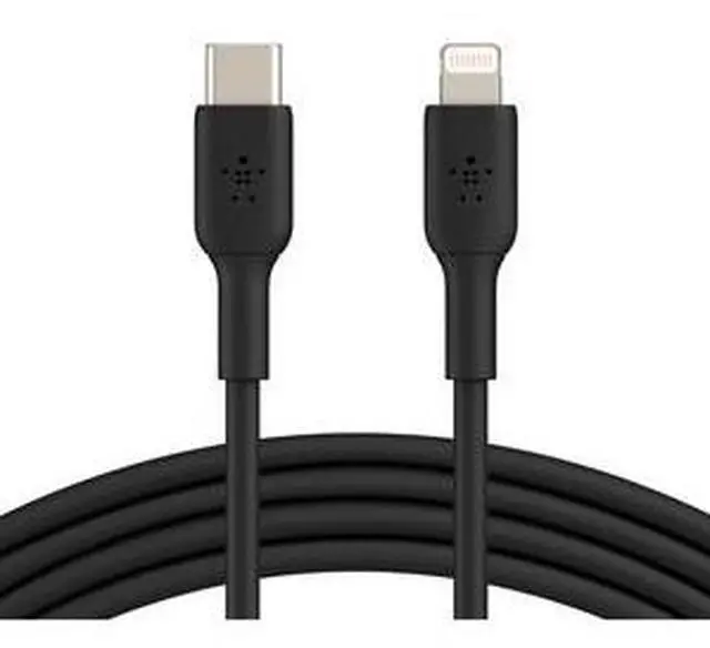 Alt view image 4 of 5 - BELKIN CAA003bt1MBK Black BOOST CHARGE USB-C Cable with Lightning Connector