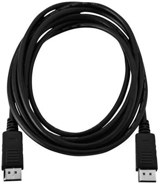 Alt view image 4 of 7 - V7 V7DP2DP 6ft Displayport To Displayport M/M Cable - Black