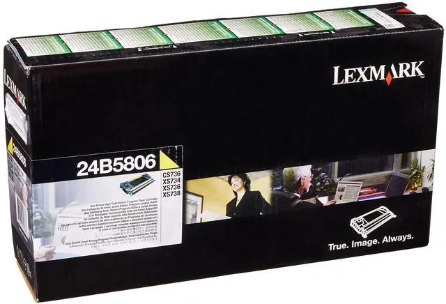 Alt view image 3 of 5 - Lexmark 24B5806 Yellow Extra High Yield Return Program Toner Cartridge
