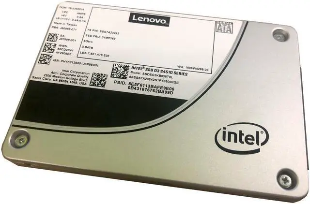 Alt view image 7 of 12 - Lenovo D3-S4510 240 Gb Solid State Drive - 2.5" Internal - Sata (Sata/600) - Read Intensive