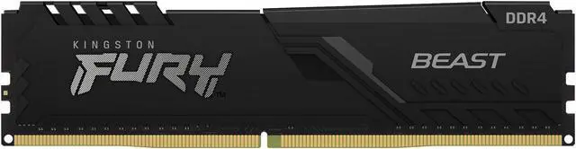Alt view image 2 of 20 - Kingston Fury Beast RGB 8GB DDR4 3200MHz 288pin DIMM Memory Module KF432C16BBA/8