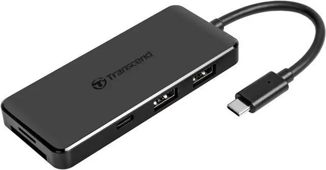 Alt view image 2 of 20 - transcend 6-in-1 usb type-c hub usb 3.1 gen 2 ts-hub5c