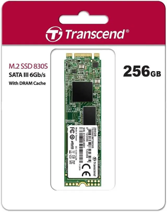 Alt view image 13 of 14 - Transcend 830S 256 GB Solid State Drive - SATA (SATA/600) - Internal - M.2 2280