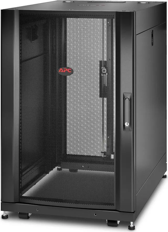 Alt view image 2 of 18 - APC NetShelter SX AR3006 18U 600mm Wide x 900mm Deep Server Rack Enclosure with Sides Black