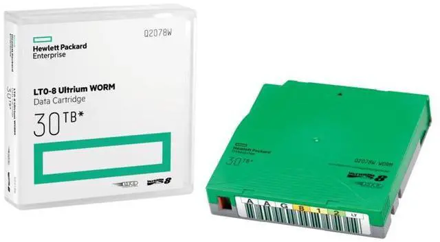 Alt view image 8 of 13 - HP Q2078W 30 TB LTO Ultrium 8 WORM Data Cartridge 1 Pack