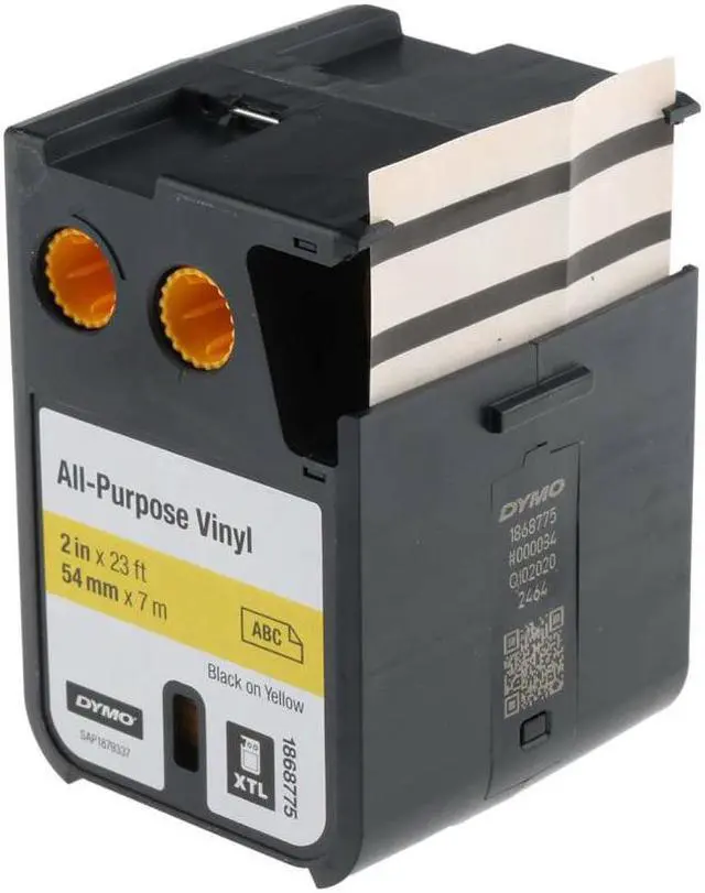 Alt view image 5 of 12 - 54 MM ALL-PURPOSE VINYL, BLACK ON YELLOW