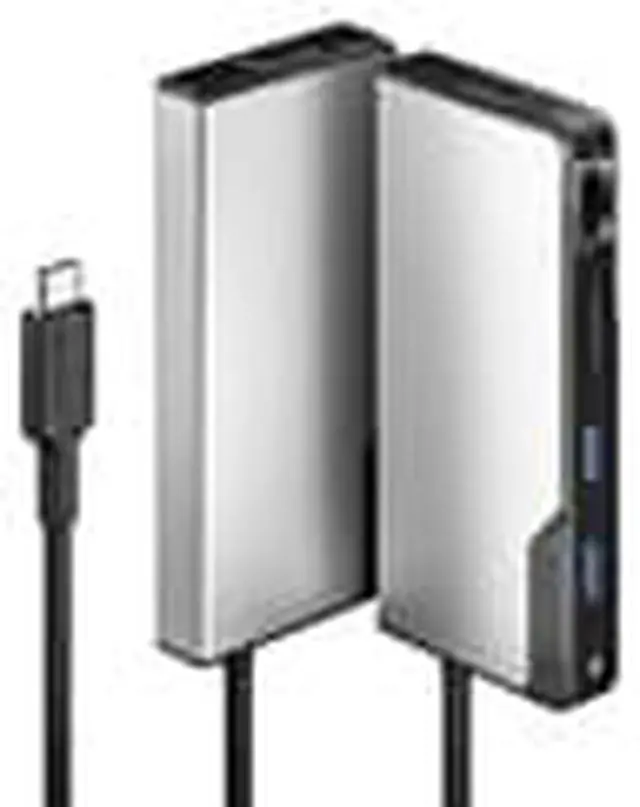 Alt view image 3 of 18 - USB-C Fusion MAX 6-in-1 Hub Space Grey