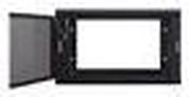 Alt view image 4 of 5 - APC by Schneider Electric NetShelter WX 6U Wall Mount Cabinet - For Server, LAN Switch - 6U Rack Height x 19" Rack Width x 12.95" Rack Depth - Wall Mountable - Black - 200.42 lb Static/Stationary Weight Capacity
