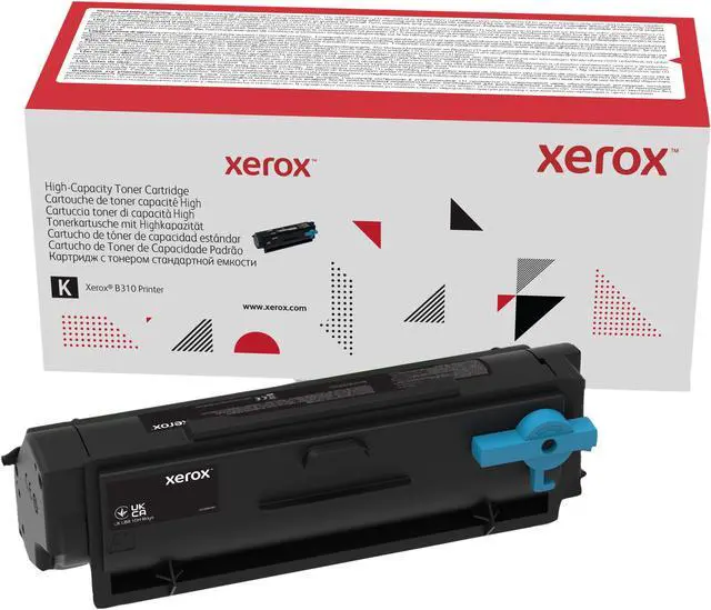 Alt view image 2 of 16 - xerox genuine b310 black high capacity toner -cartridge (8,000 pages) -006r04377