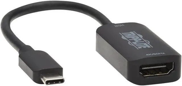 Alt view image 10 of 20 - Tripp Lite U444-06N-HDR-B HDMI/USB-C Audio/Video Adapter U44406NHDRB