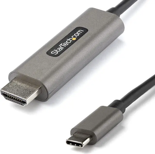 Alt view image 2 of 2 - StarTech.com 13ft (4m) USB C to HDMI Cable 4K 60Hz w/ HDR10 - Ultra HD USB Type-C to 4K HDMI 2.0b Video Adapter Cable - USB-C to HDMI HDR Monitor/Display Converter - DP 1.4 Alt Mode HBR3 (CDP2HDMM4MH
