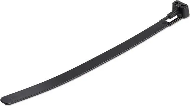 Alt view image 2 of 2 - StarTech 6" Reusable Cable Ties Medium Network Cable Wraps Black 100pk