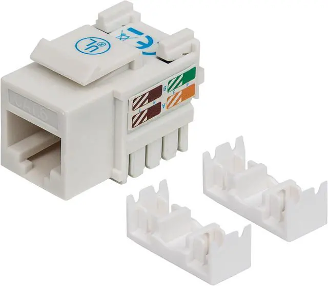 Alt view image 2 of 8 - Manhattan / Intellinet Intellinet Cat6 Keystone Jack  Utp White Punch-down