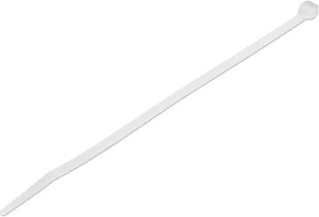 Alt view image 2 of 2 - StarTech 100 Pack 8" White Large Nylon/Plastic Cable Ties TAA CBMZT8N