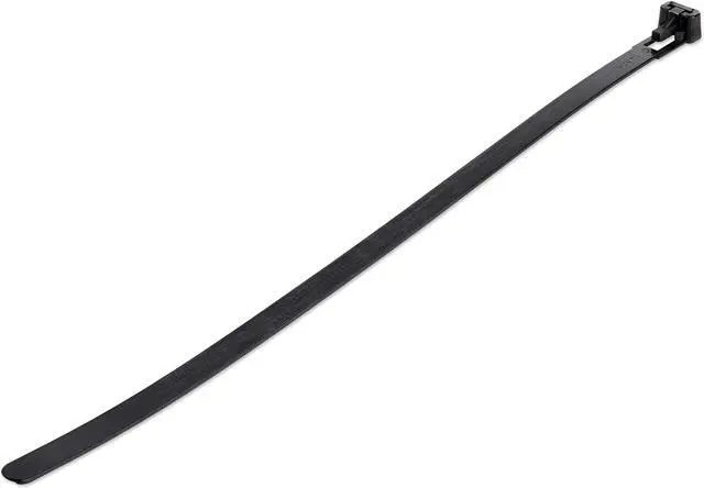 Alt view image 2 of 2 - StarTech 10" Reusable Cable Ties Black XL Releasable Plastic Zip Ties UL1000pk