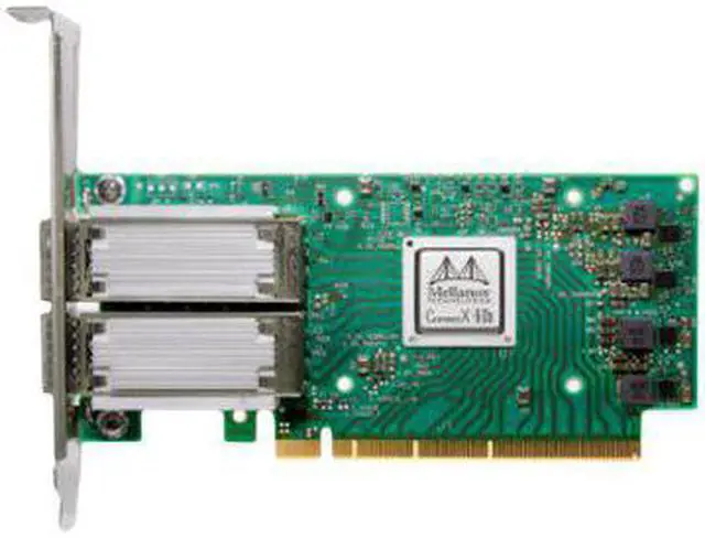 Alt view image 4 of 6 - Mellanox ConnectX-6 Dx EN adapter card, 100GbE, Dual-port QSFP56, PCIe 4.0 x16, No Crypto, Tall Bracket