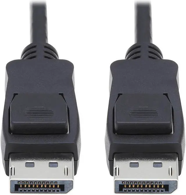 Alt view image 11 of 16 - Tripp Lite P580-010-V4 10 ft. Black DisplayPort 1.4 Cable with Latching Connectors - 8K UHD, HDR, 4:2:0, HDCP 2.2, M/M, Black, 10 ft. Male to Male