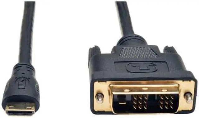 Alt view image 11 of 14 - TRIPP LITE P566-003-MINI 3FT MINI HDMI TO DVI DIGITAL