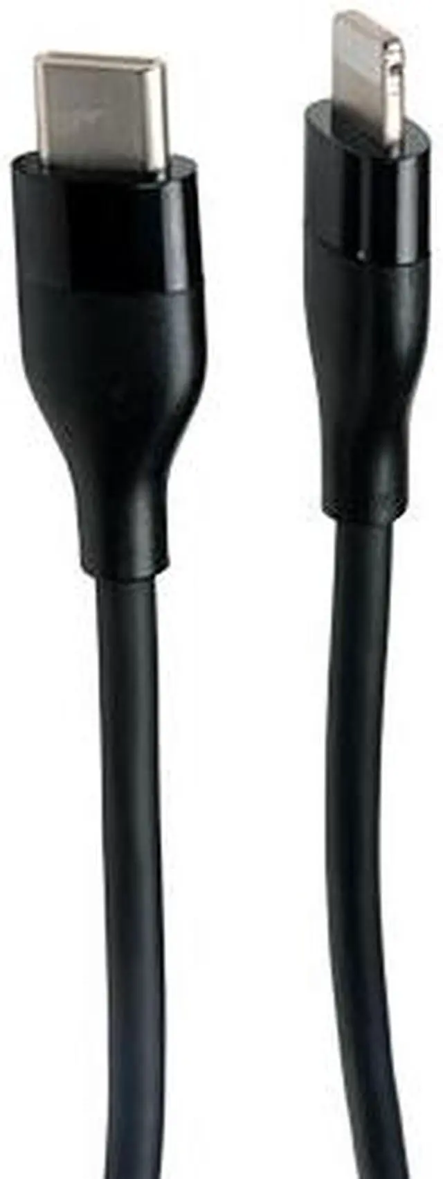 Alt view image 4 of 12 - V7 V7USBCLGT-1M USB-C Male to Lightning Male Cable USB 2.0 480 Mbps 3A 1m/3.3ft Black
