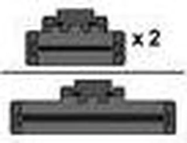 Main image of Broadcom - SAS internal cable - 1x8 Slim SAS (SFF-8654) (M) to 2x4 Slim SAS (SFF-8654) - 1 m