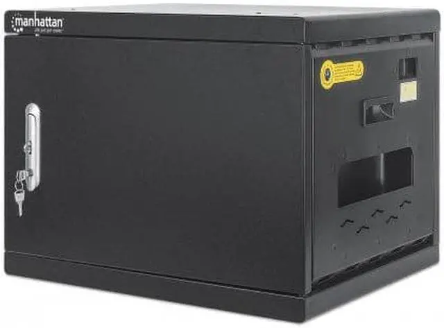 Alt view image 3 of 7 - Manhattan 1040W UVC Charging Cabinet: 16 USB-C Ports, High-Power, Germ-Free, Wall-Mountable, Secure Solution for Schools & Offices - 180351