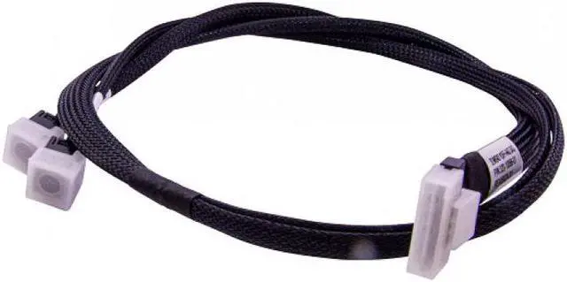 Main image of Broadcom - SAS internal cable - Slim SAS (SFF-8654) (M) to Mini SAS HD (SFF-8643) - 1 m